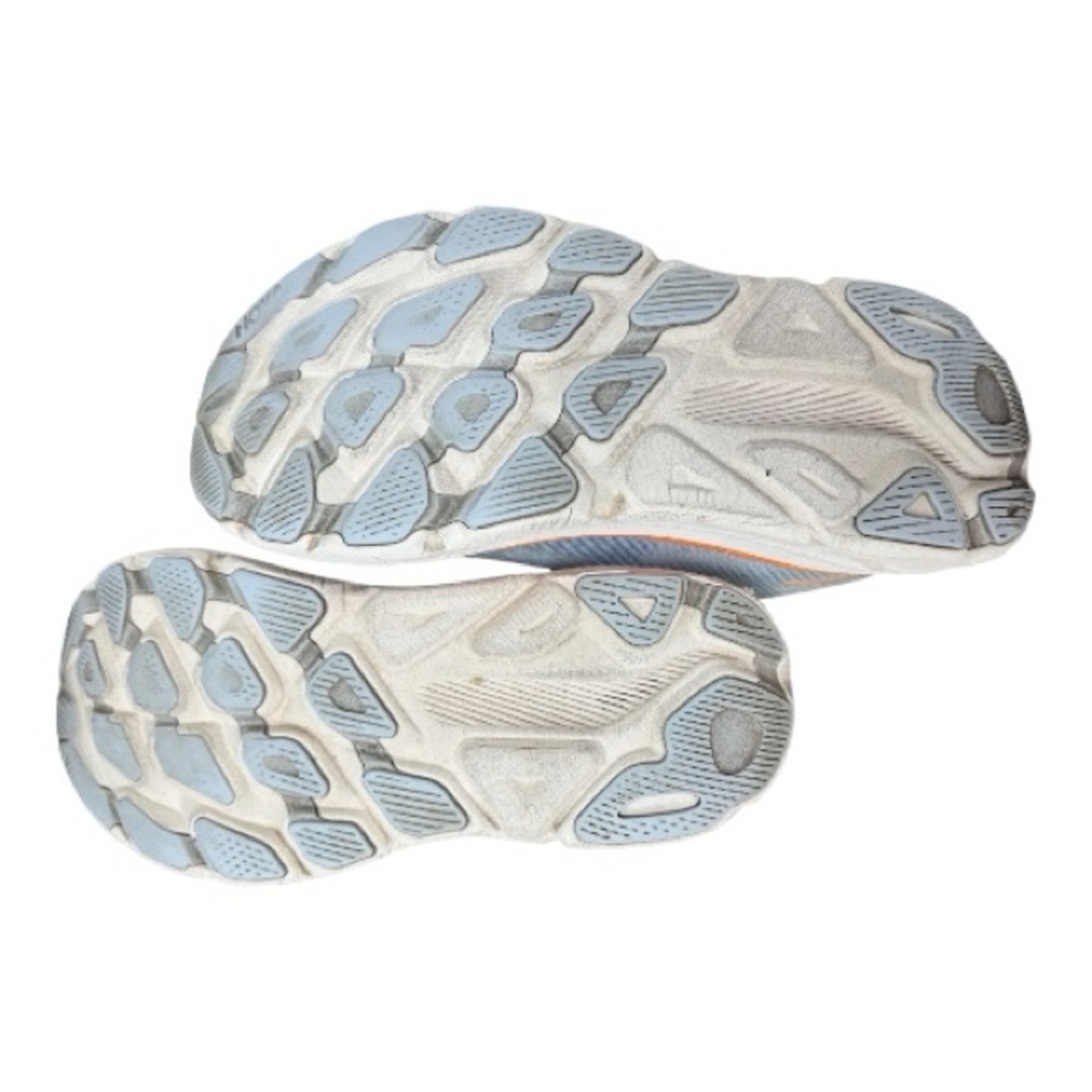 HOKA Women's Blue and Orange Athletic Shoes - Picture 7 of 8